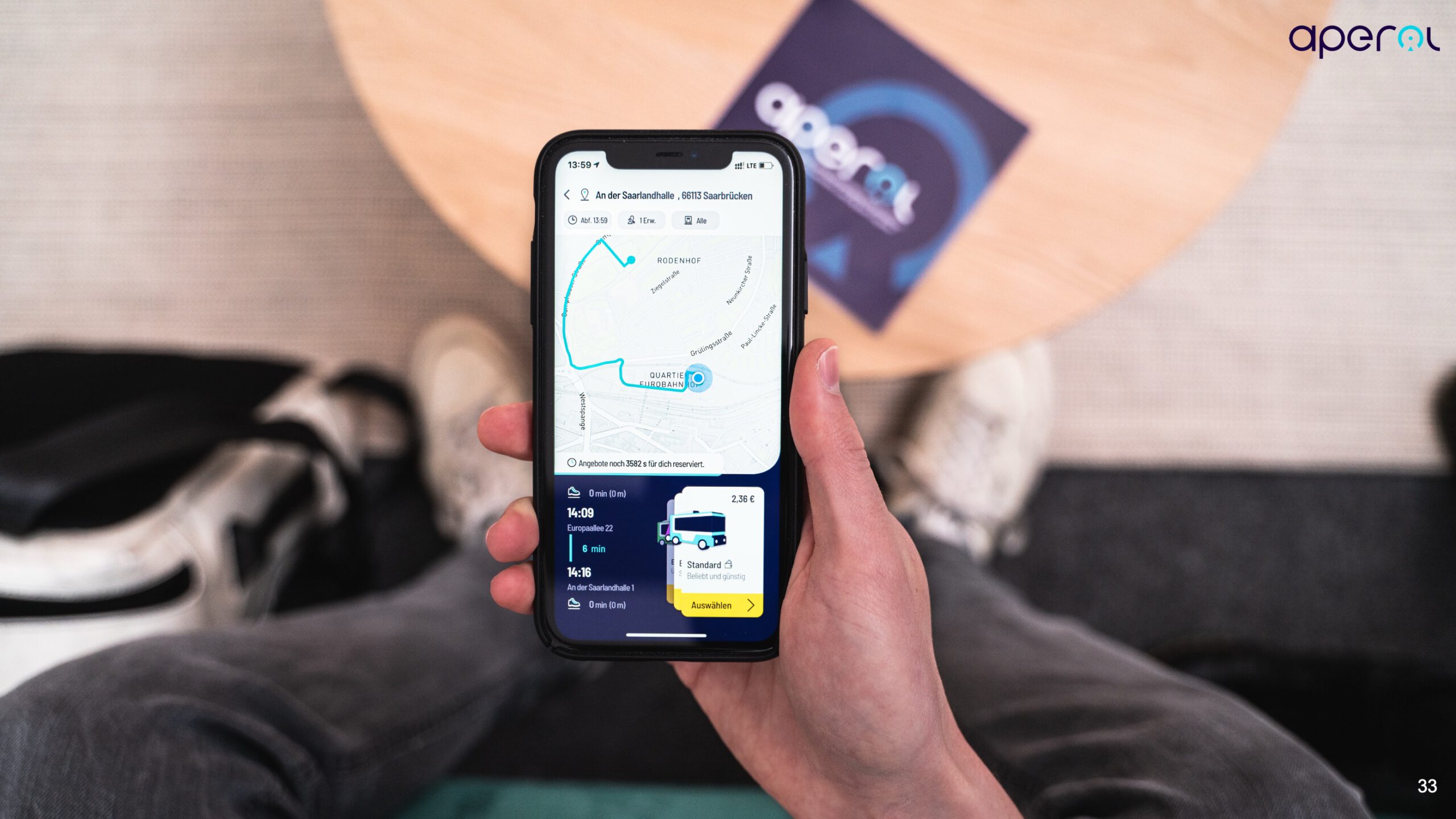 Interacting with Autonomous Mobility-On-Demand Systems: Project APEROL